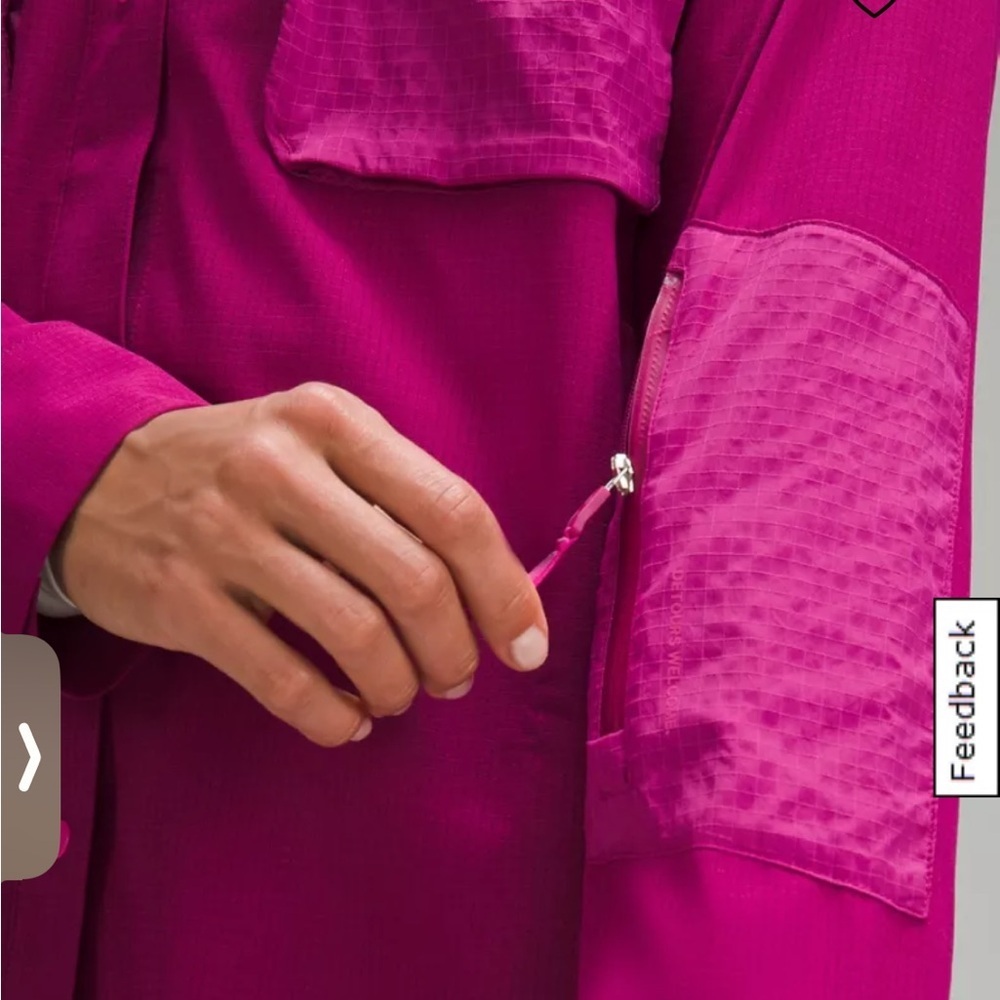 Lulu Lemon WovenAir Hiking Overshirt - Picture 5 of 10